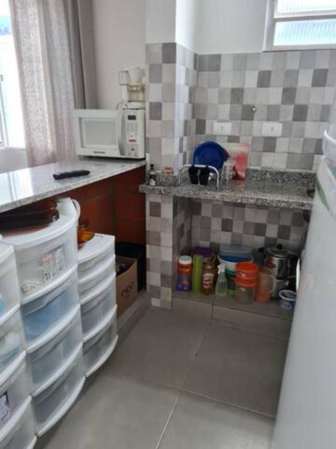 Kitnet Praia Grande Ocian 50 M Da Praia Zewnętrze zdjęcie